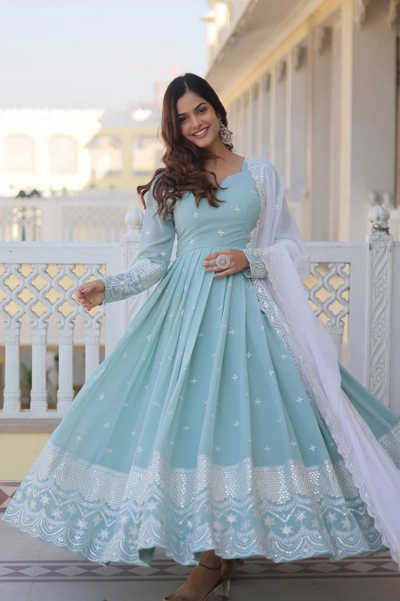 Premium Designer Anarkali Suit Set